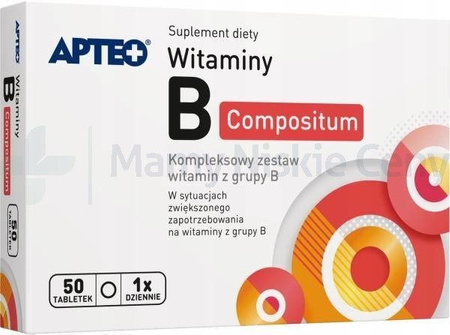 Witamina B compositum APTEO 50 tabletek powlekanych