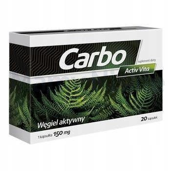 Carbo ActivVita 150mg 20 kapsułek