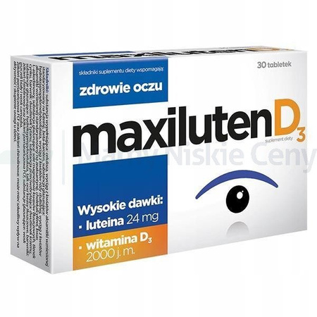 Maxiluten D3 30 tabletek