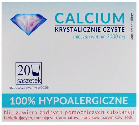 Calcium Krystalicznie Czyste 20 saszetek