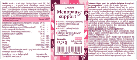 Menopause support 60 kapsułek