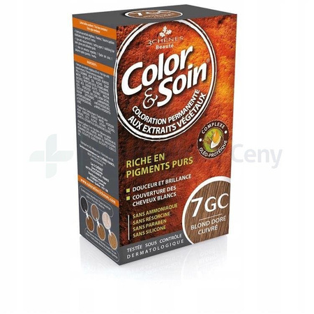 Farba COLOR&SOIN 7GC złocisty miedziany blond