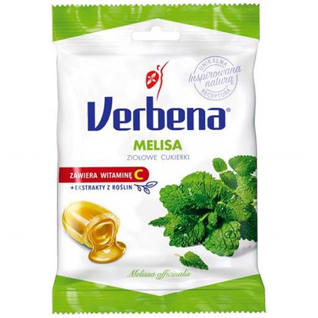 Cukierki ziołowe VERBENA Melisa 60g