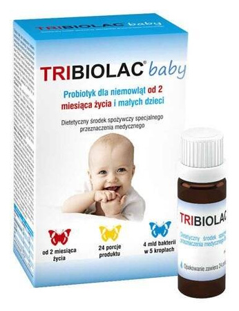 Tribiolac Baby krople 5ml butelka z zakraplaczem 