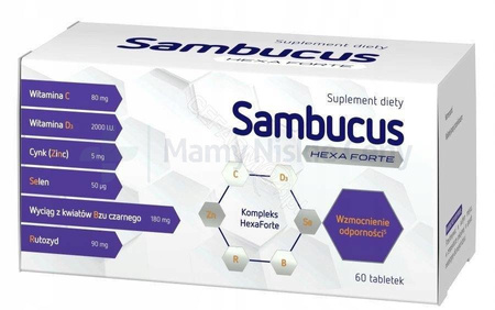 Sambucus HexaForte 60 tabletek