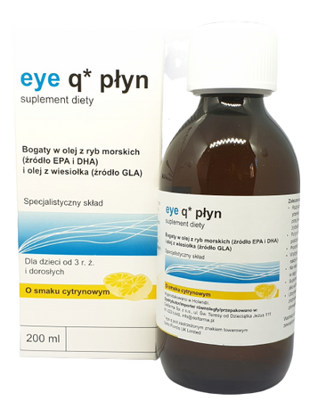 Eye Q Płyn smak cytrynowy 200ml DELFARMA