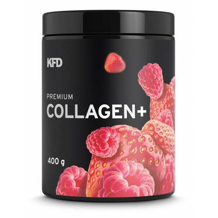 KFD Collagen Plus truskawka-malina 400 g