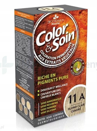 Farba COLOR&SOIN 11A piaskowo-popielaty blond