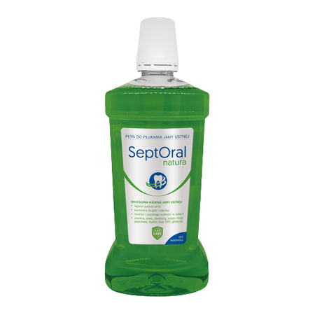 SEPTORAL NATURA Płyn d/płukania j.u. 500ml