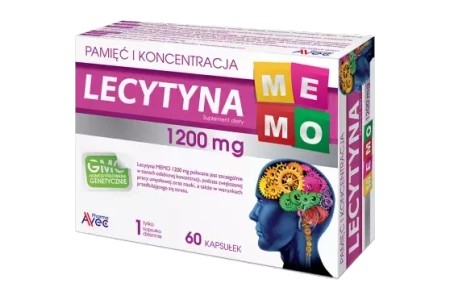 Lecytyna MEMO 1200 60 kapsułek