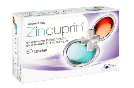 Zincuprin 60 tabletek