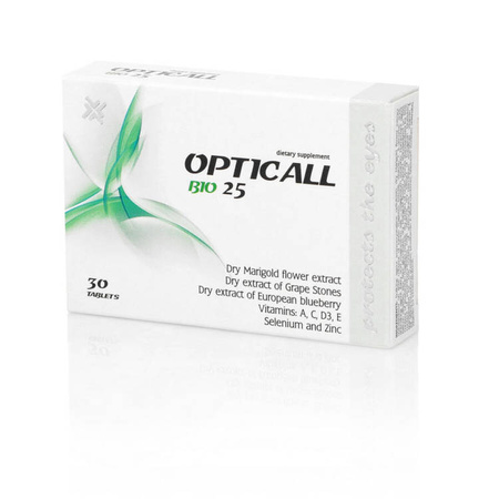 Opticall Bio25 30 tabletek