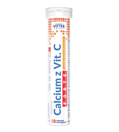 Calcium C FORTE z Vit. C 20 tabletek musujących