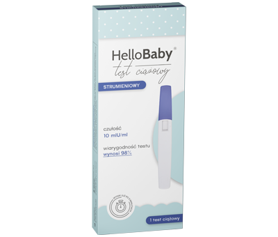 HelloBaby test ciążowy - strumieniowy 1szt