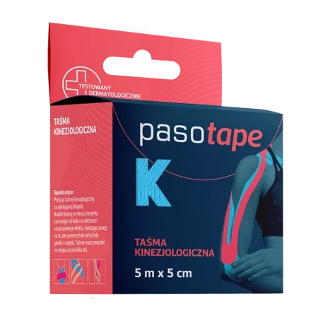 Pasotape Taśma kinezjologiczna niebieska 5