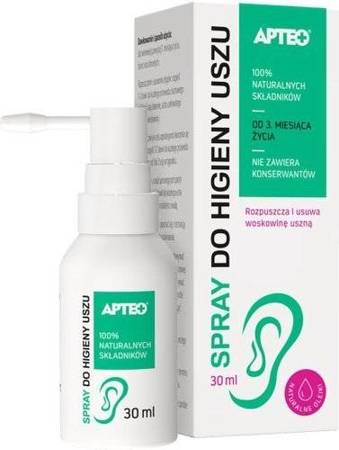 Spray do higieny uszu APTEO 30 ml